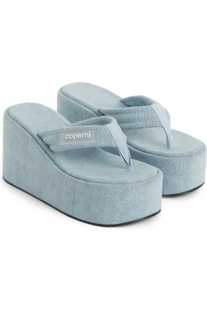COPERNI Sandales à plateforme en denim
