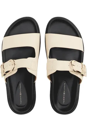 Tommy Hilfiger Sandales crantées en cuir