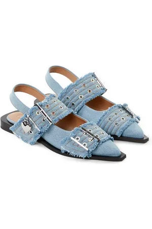 Ganni Ballerines en jean