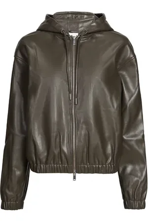 Samsøe Samsøe Blouson en cuir mélangé