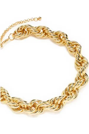 AU PRINTEMPS PARIS Collier à larges mailles torsadées