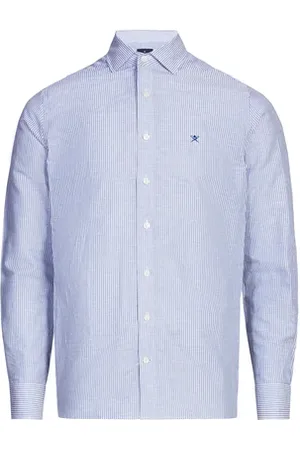 Hackett Chemise rayé en lin et coton