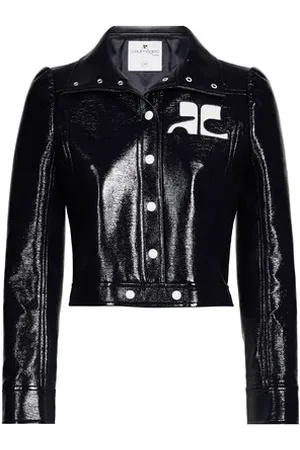 Courrèges Blouson Réédition vinyle en coton mélangé