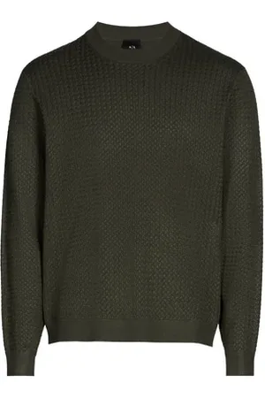 Armani Exchange Pull à maille à motif