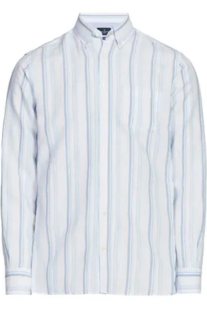 Hackett Chemise rayée en coton et lin