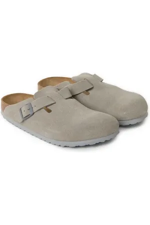 Birkenstock Mules en cuir suédé Boston