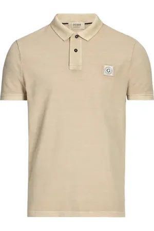 Guess Polo à logo en coton