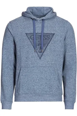 Guess Hoodie chiné avec logo brodé