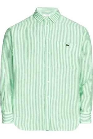 Lacoste Chemise à rayures en lin