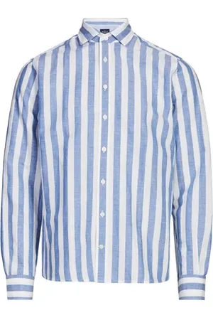 Hackett Chemise rayée en coton et lin