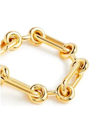 CHARLOTTE CHESNAIS Bracelet Binary Chain plaqué or