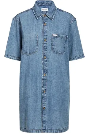 Guess Robe courte en denim de coton