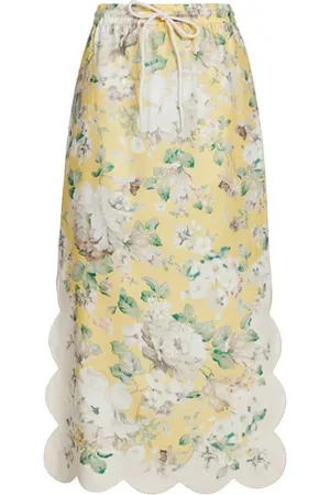 ZIMMERMANN Jupe midi Acacia Scallop