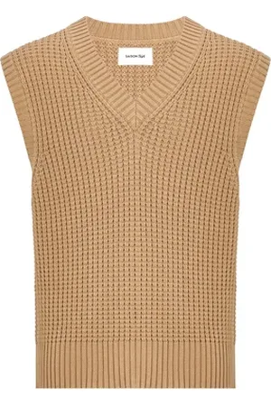 Saison 1865 Pull en tricot sans manches