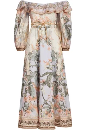ZIMMERMANN Robe midi bustier Wylie