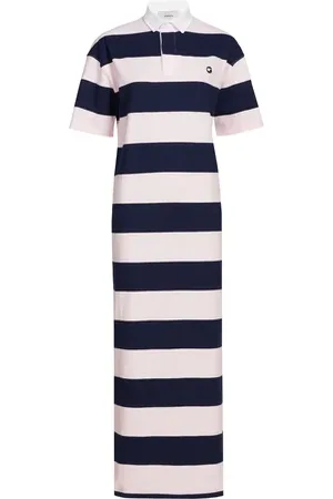 COPERNI Robe longue rayée en coton