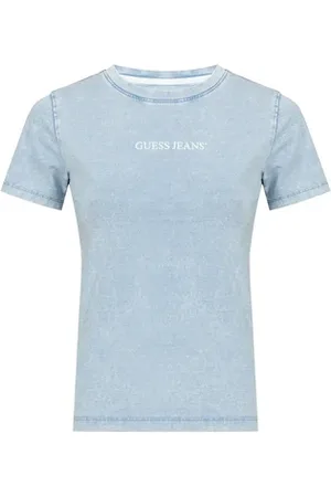 Guess T-shirt délavé en coton mélangé