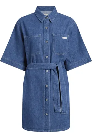 Calvin Klein Robe chemise en jean