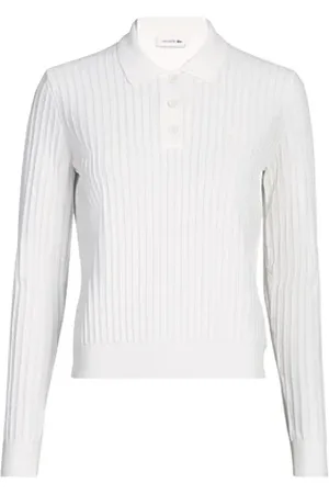 Lacoste Pull polo en coton et laine