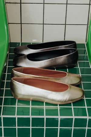 Promod Ballerines couleur dorée Femme - Vêtements - MODE Femme