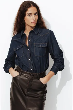 Promod Chemise western en jean Femme - Vêtements - MODE Femme
