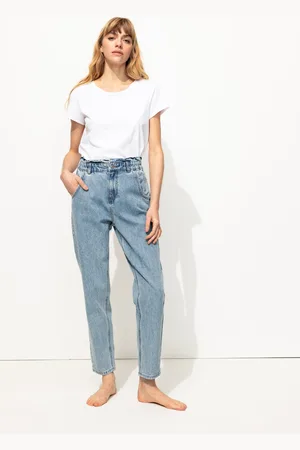 Promod Jean carrot paper bag Femme - Vêtements - MODE Femme