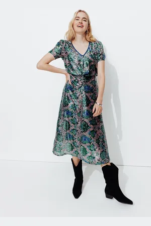 Promod Robe longue à paillettes - Vêtements - MODE Femme