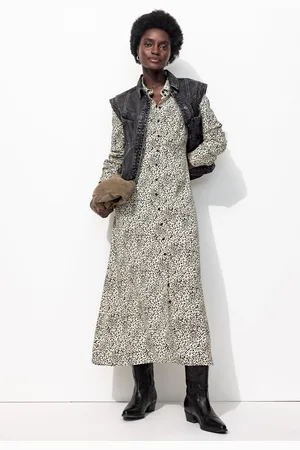 Promod Robe-chemise longue imprimée - Vêtements - MODE Femme