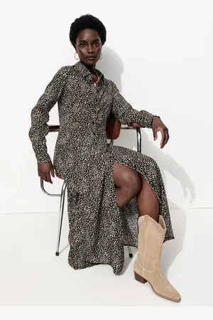 Promod Robe-chemise longue imprimée - Vêtements - MODE Femme