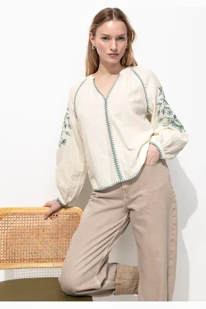 Promod Blouse brodée Femme - Vêtements - MODE Femme