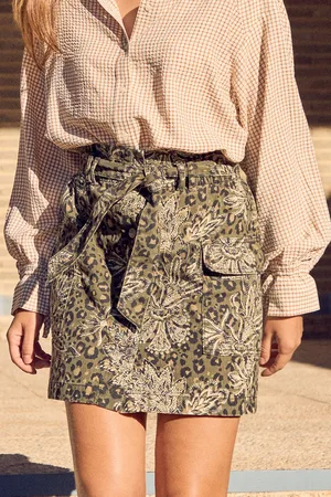 Promod Mini-jupe cargo imprimée Femme - Vêtements - MODE Femme