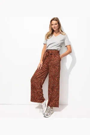 Promod Pantalon large léopard Femme - Vêtements - MODE Femme