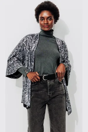 Promod Veste kimono à paillettes - Vêtements - MODE Femme