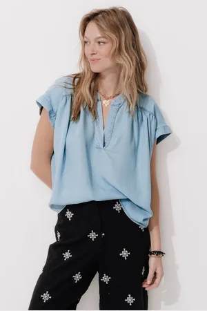 Promod Blouse manches courtes lyocell - Vêtements - MODE Femme