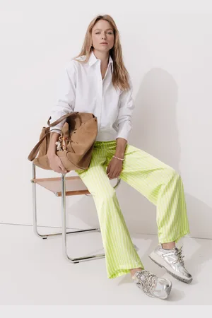 Promod Pantalon large en satin Femme - Vêtements - MODE Femme