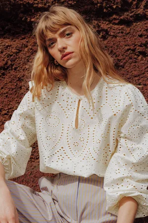 Promod Blouse en broderie anglaise - Vêtements - MODE Femme