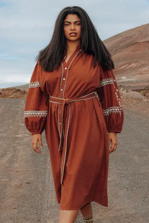 Promod Robe-chemise brodée Femme - Vêtements - MODE Femme