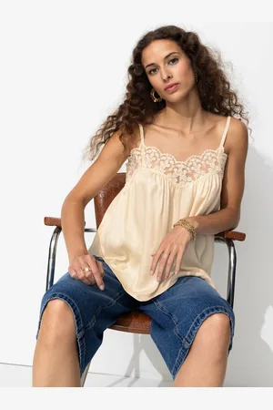 Promod Top en satin et dentelle Femme - Vêtements - MODE Femme