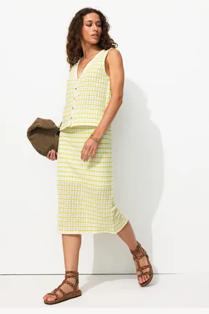 Promod Jupe midi en tricot Femme - Vêtements - MODE Femme