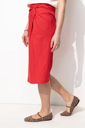 Promod Jupe midi en coton Femme - Vêtements - MODE Femme