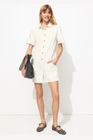 Promod Combishort uni en toile Femme - Vêtements - MODE Femme