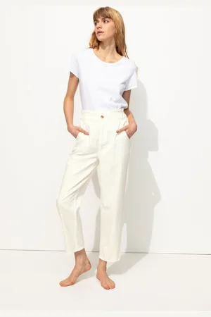 Promod Pantalon carrot paperbag - Vêtements - MODE Femme
