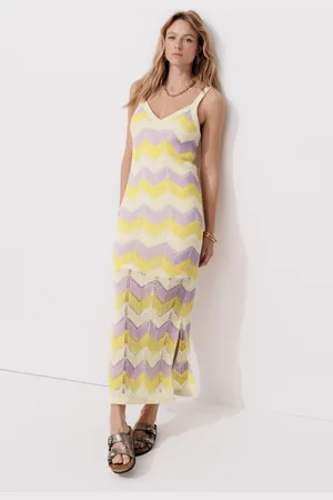 Promod Robe longue en maille Femme - Vêtements - MODE Femme