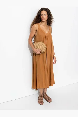 Promod Robe mi-longue évasée - Vêtements - MODE Femme