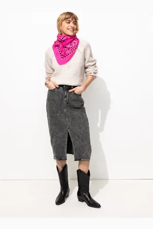 Promod Jupe midi en jean Femme - Vêtements - MODE Femme