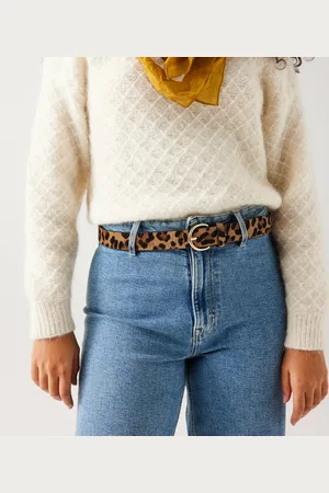Promod Ceinture en cuir motif léopard - Vêtements - MODE Femme