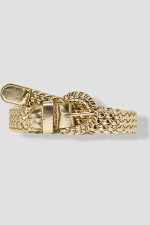 Promod Ceinture tressée dorée Femme - Vêtements - MODE Femme