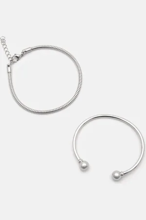 Pull&Bear Lot 2 Bracelets Argentés