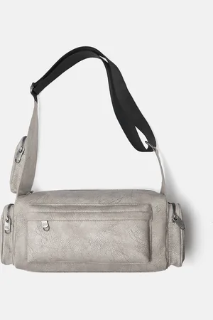 Pull&Bear Maxi Sac Bandoulière Effet Usé
