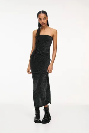 Pull&Bear Robe Midi Scintillante